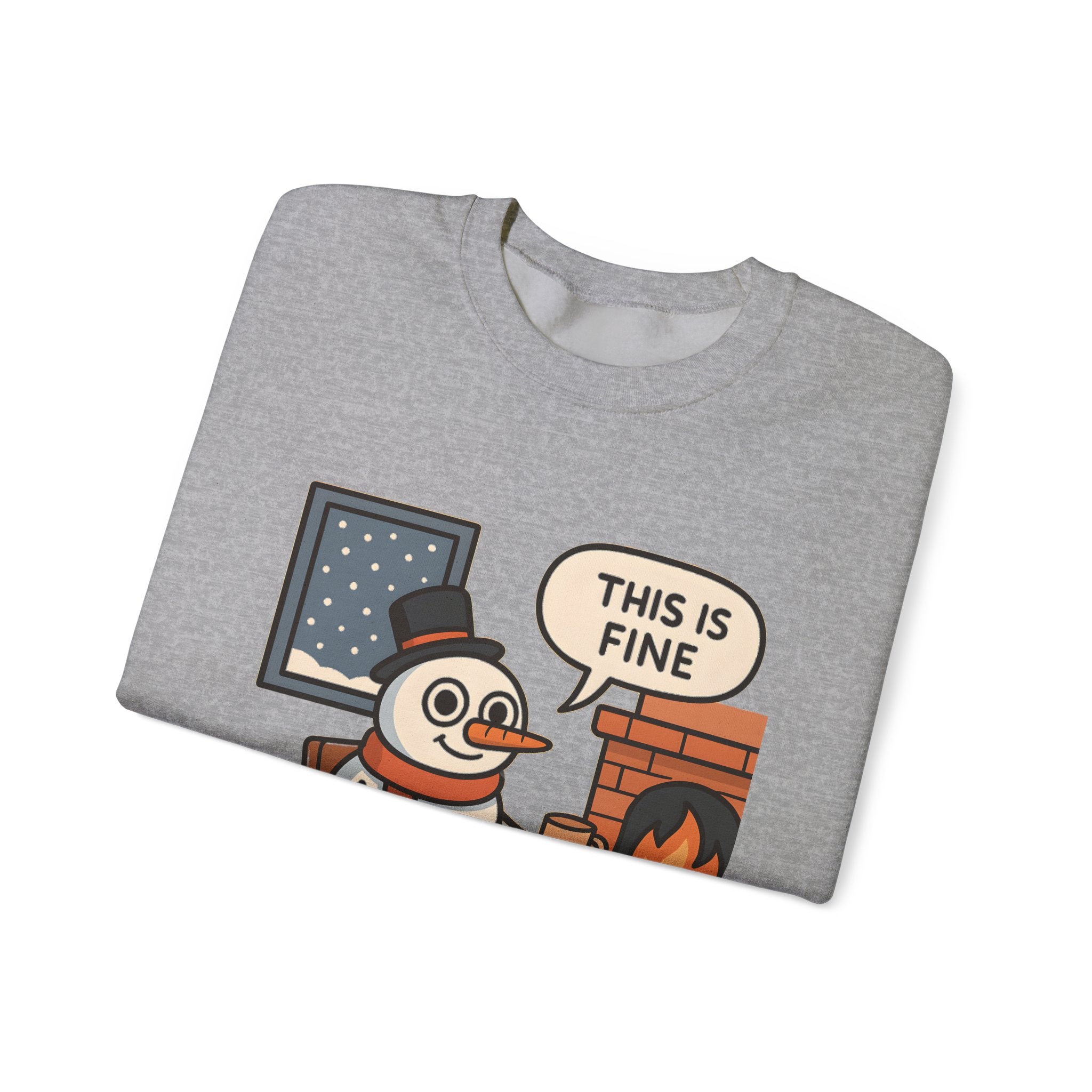 Crewneck Sweatshirt - "This Is Fine"