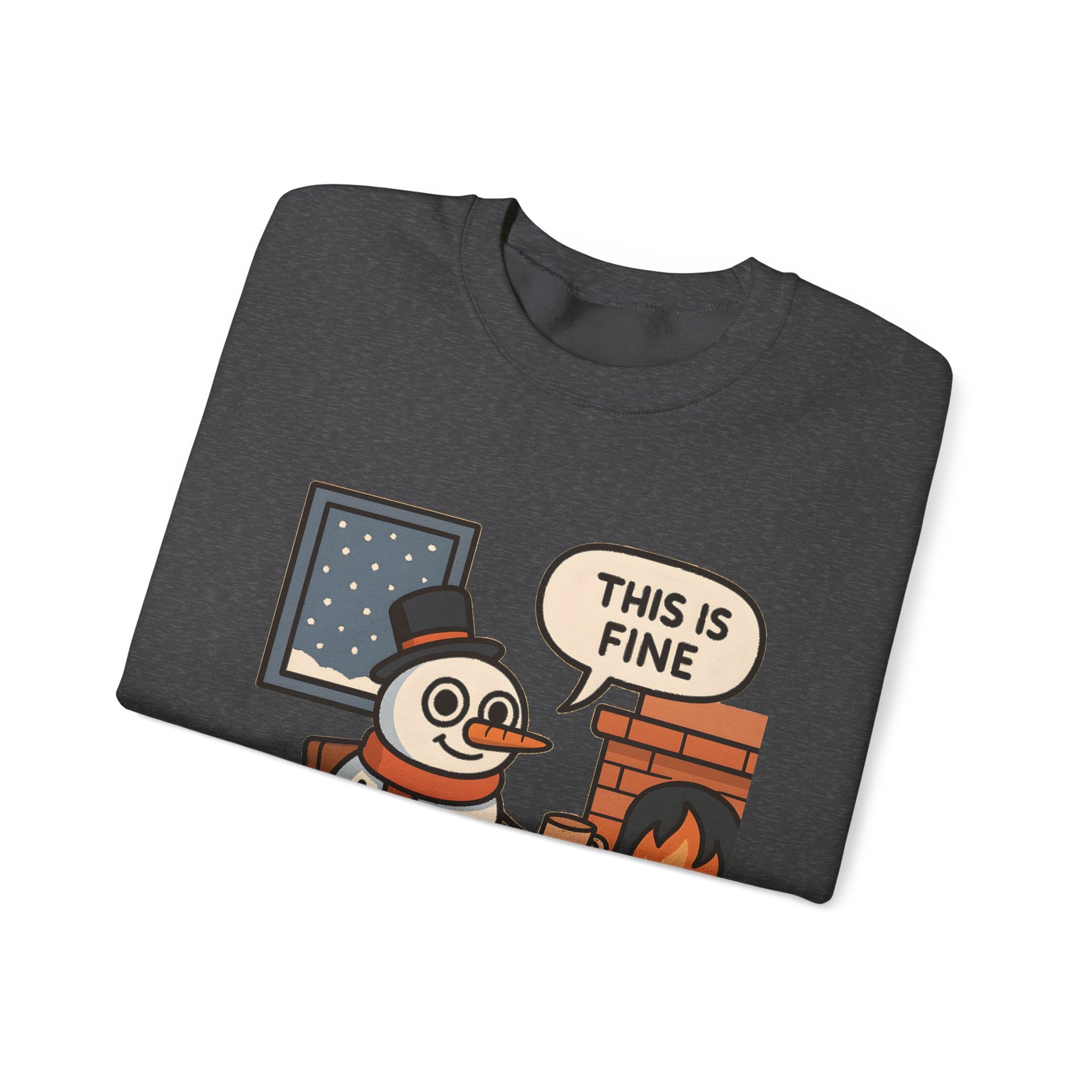 Crewneck Sweatshirt - "This Is Fine"