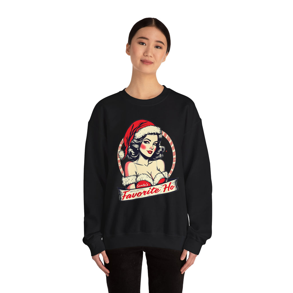 Crewneck Sweatshirt - "Santa's Favorite Ho"