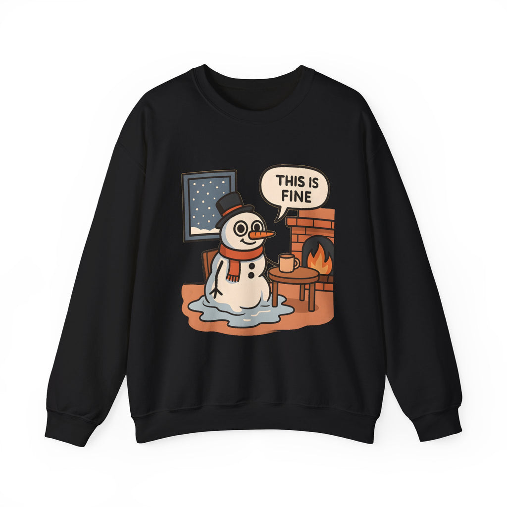 Crewneck Sweatshirt - "This Is Fine"