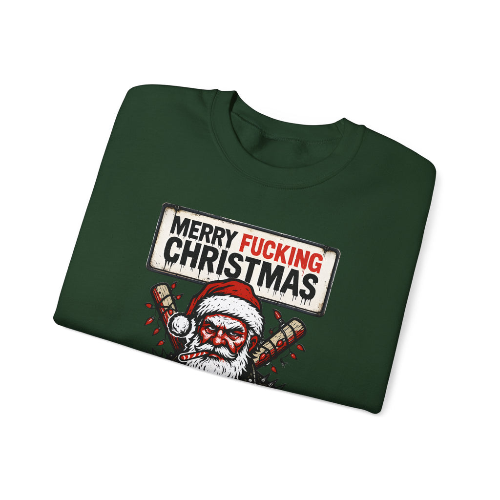Crewneck Sweatshirt - "Merry Fucking Christmas"
