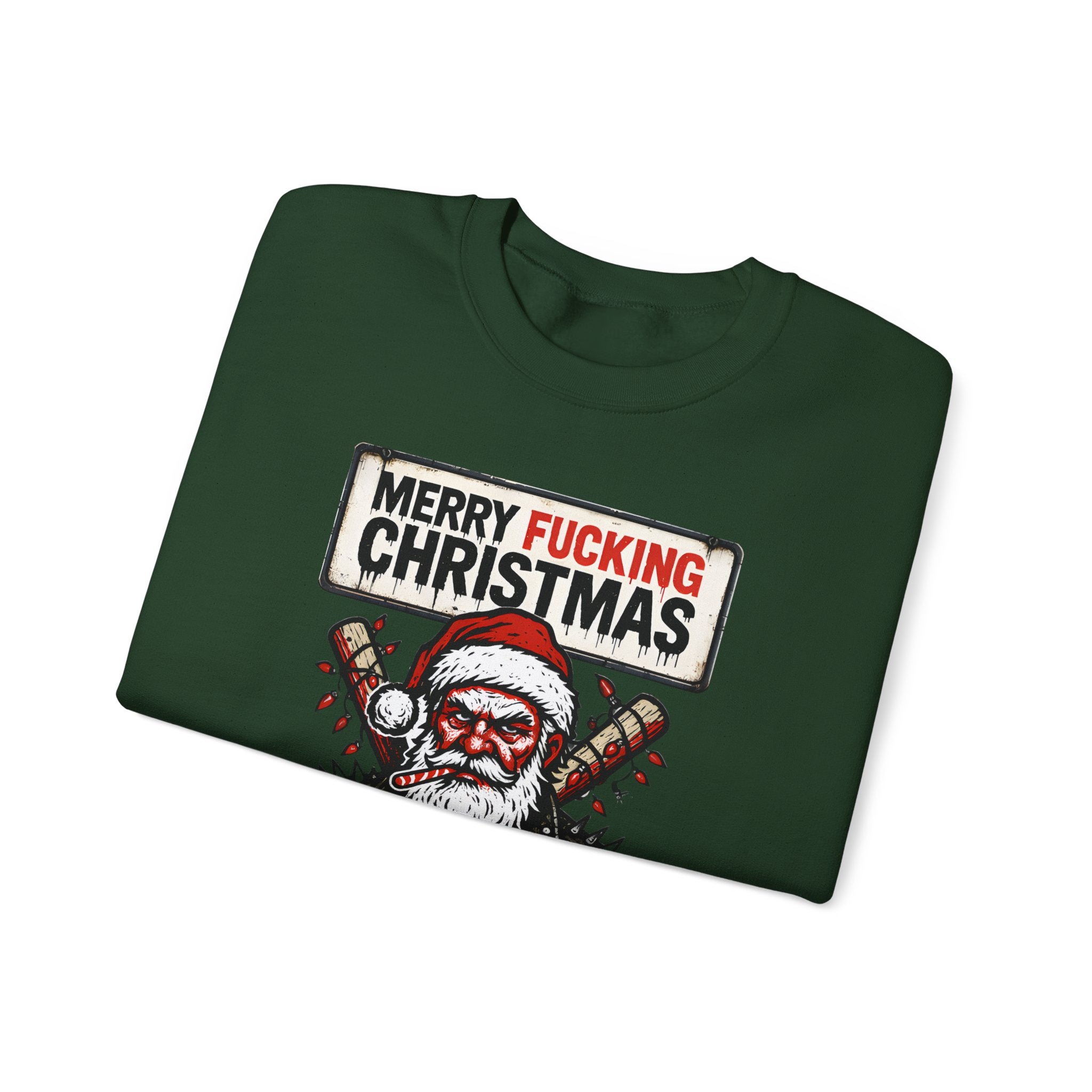 Crewneck Sweatshirt - "Merry Fucking Christmas"