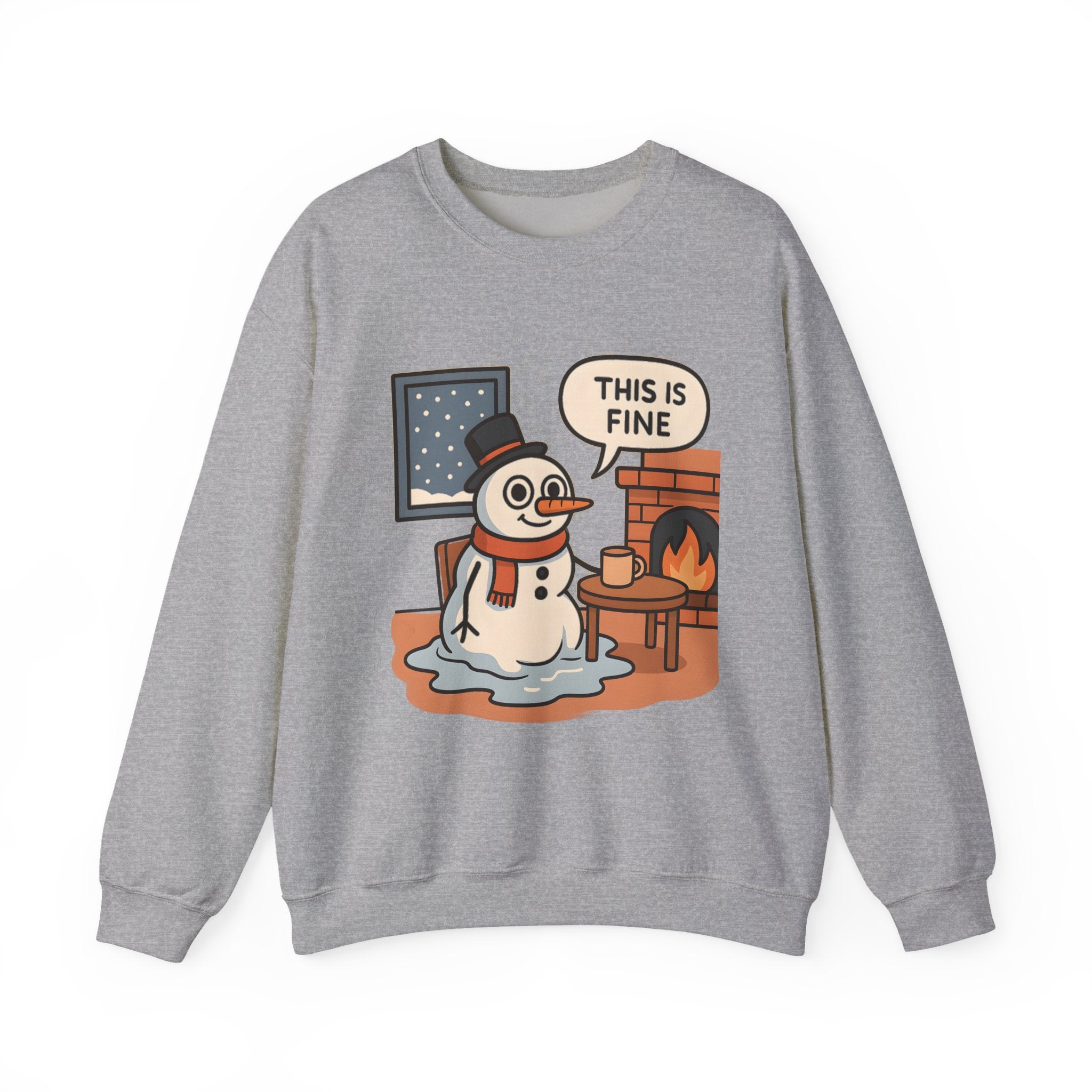 Crewneck Sweatshirt - "This Is Fine"