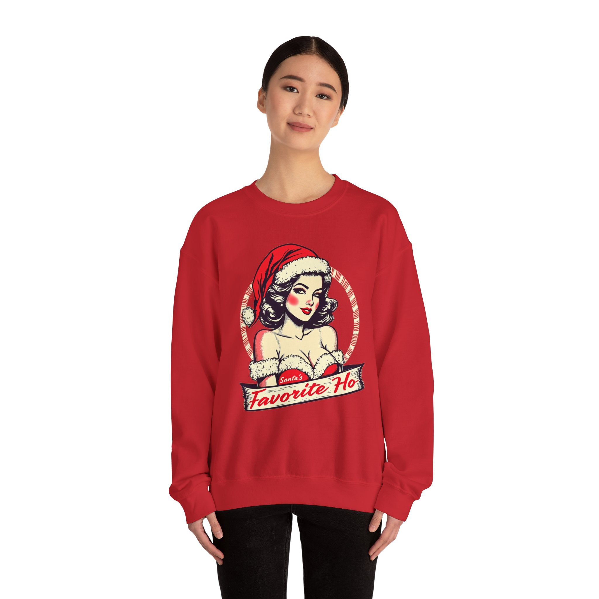 Crewneck Sweatshirt - "Santa's Favorite Ho"