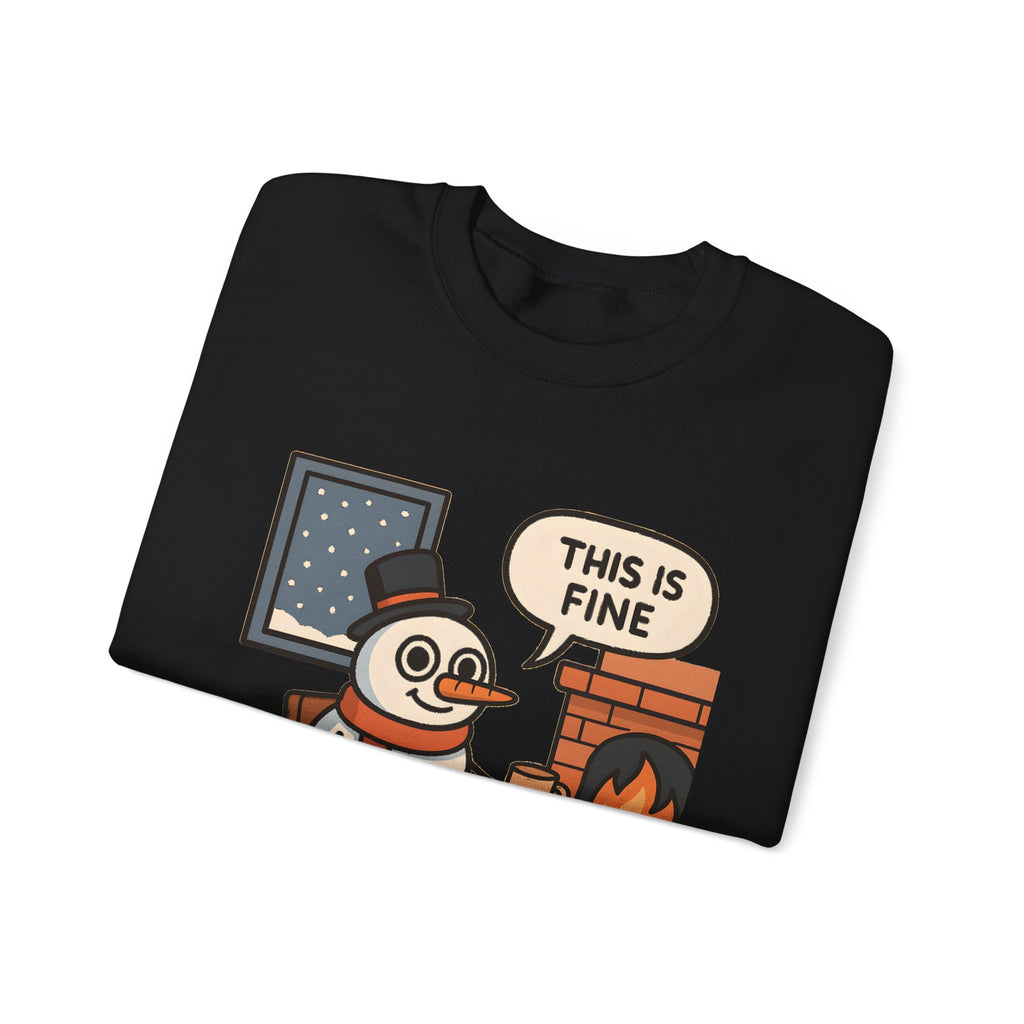Crewneck Sweatshirt - "This Is Fine"