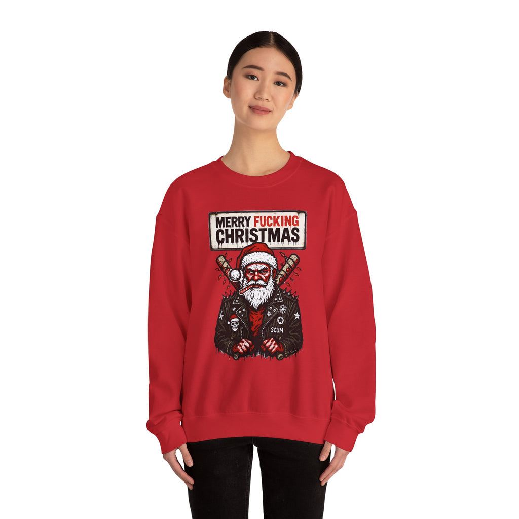 Crewneck Sweatshirt - "Merry Fucking Christmas"