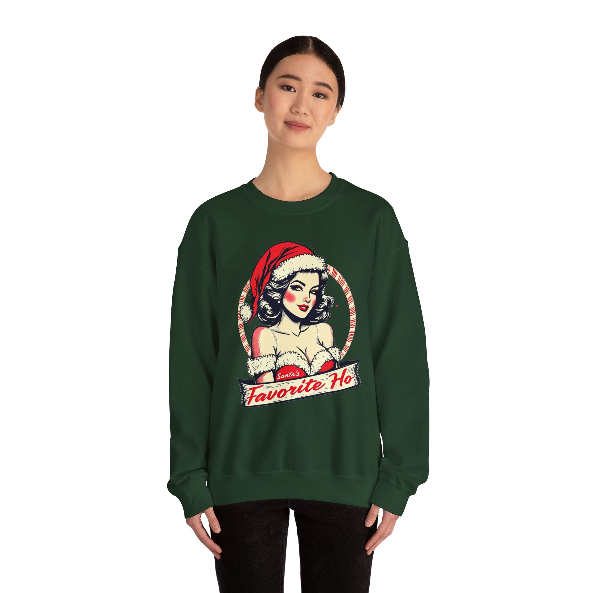 Crewneck Sweatshirt - "Santa's Favorite Ho"