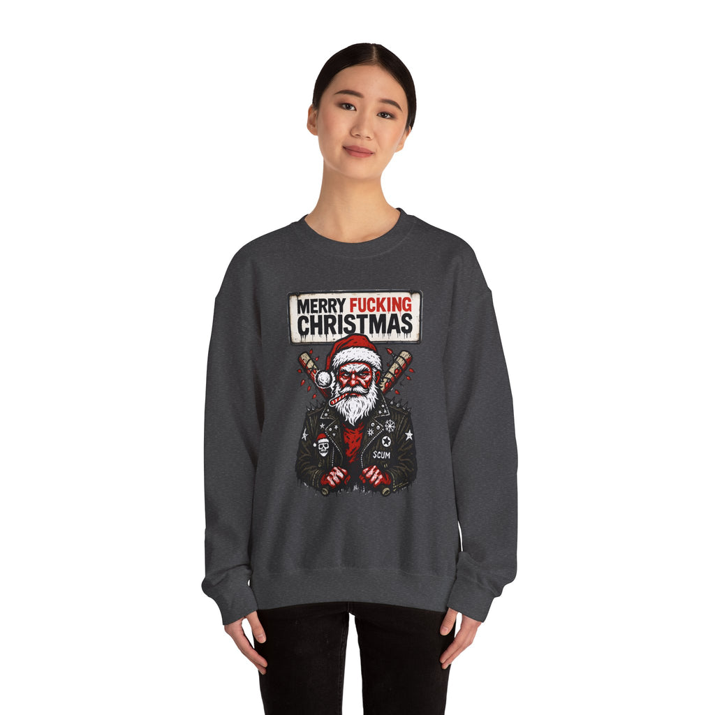 Crewneck Sweatshirt - "Merry Fucking Christmas"