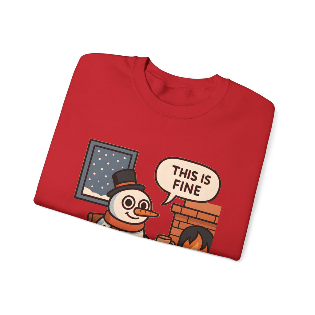 Crewneck Sweatshirt - "This Is Fine"