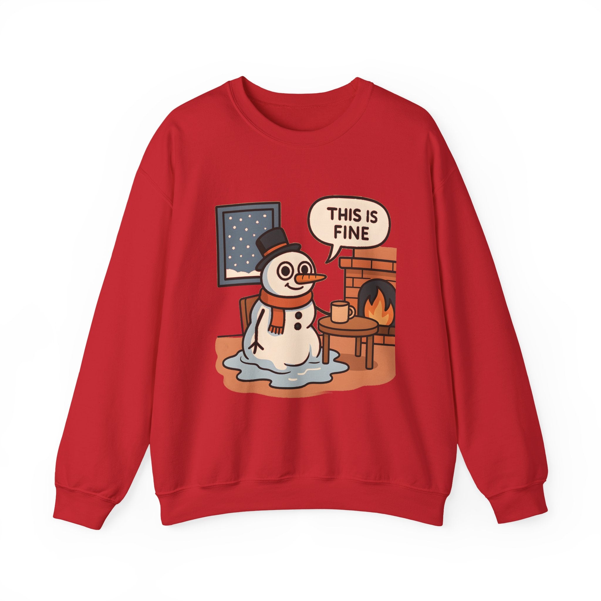 Crewneck Sweatshirt - "This Is Fine"