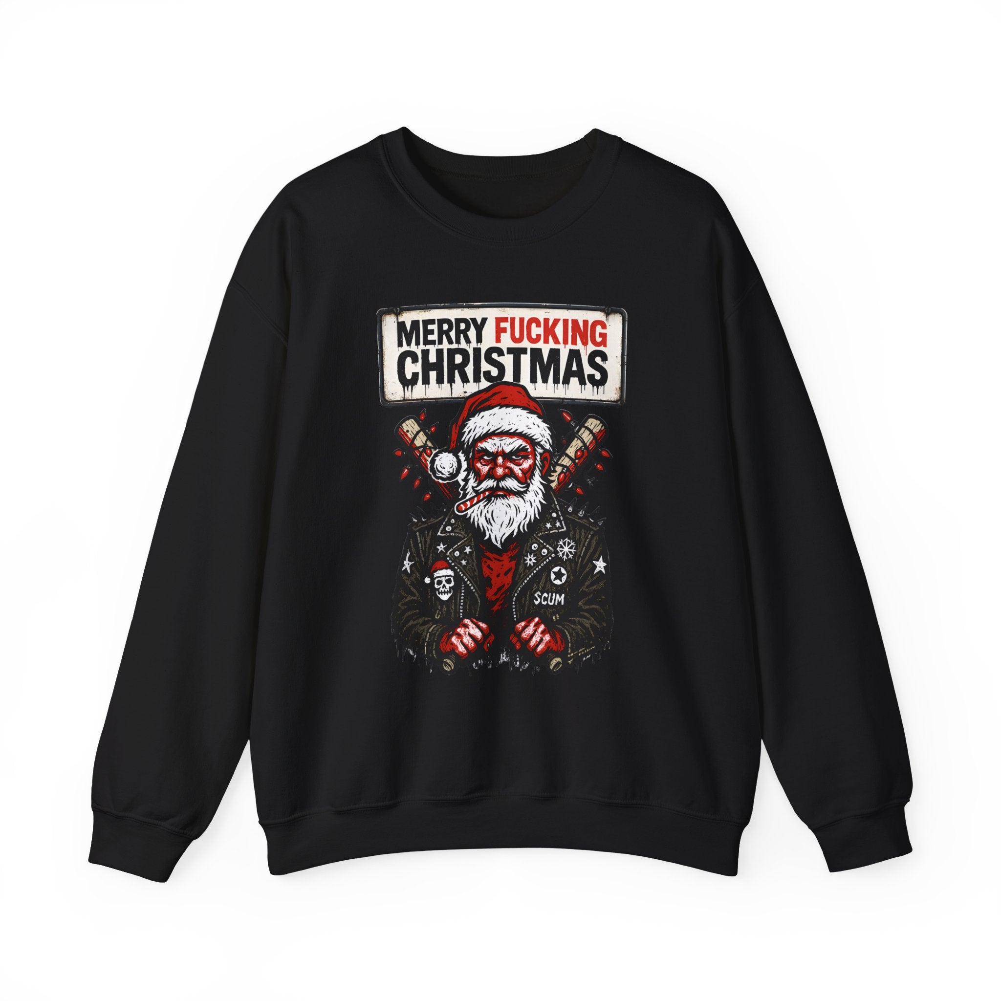 Crewneck Sweatshirt - "Merry Fucking Christmas"