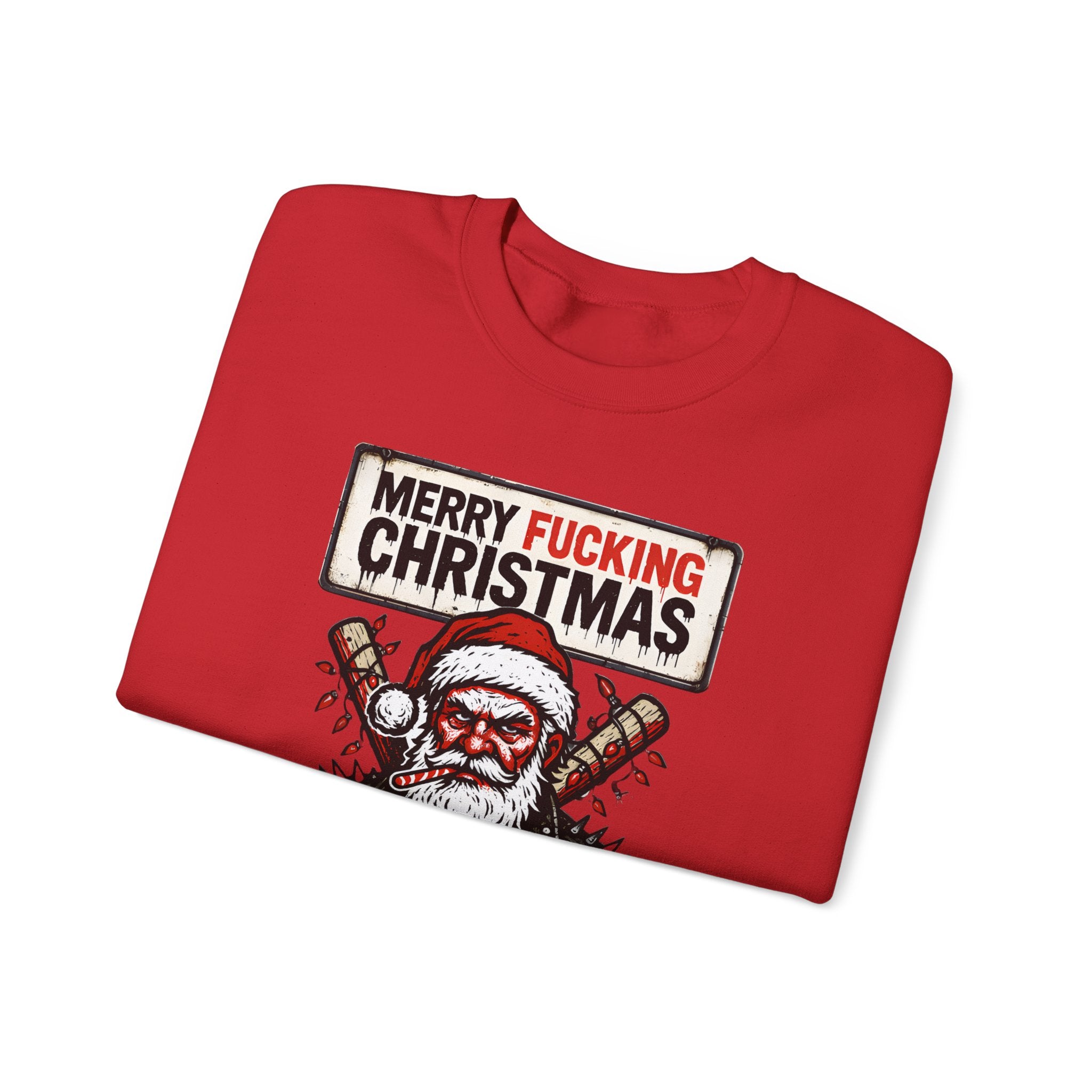 Crewneck Sweatshirt - "Merry Fucking Christmas"