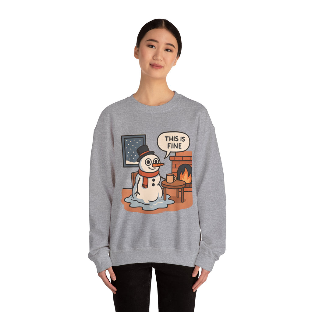 Crewneck Sweatshirt - "This Is Fine"